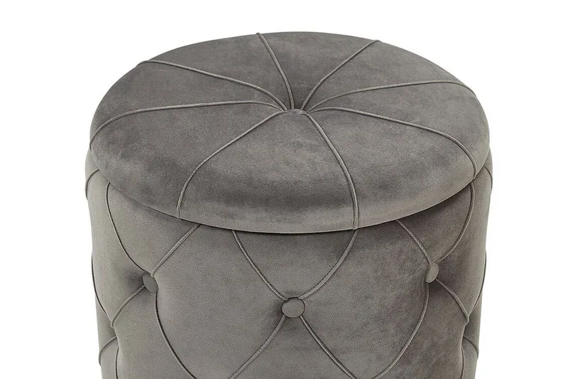 Jalkarahi Elofsrud Säilytyksellä 2-pak - Harmaa - Huonekalut - Tuoli & nojatuoli - Jakkara & jalkarahi - Rahi - Rahi säilytystilalla