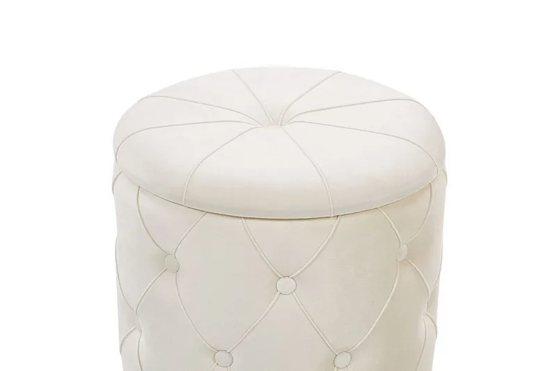 Jalkarahi Elofsrud Säilytyksellä 2-pak - Valkoinen - Huonekalut - Tuoli & nojatuoli - Jakkara & jalkarahi - Rahi - Rahi säilytystilalla