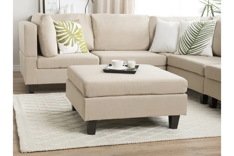Jalkarahi Fevik 76x76 cm, Beige