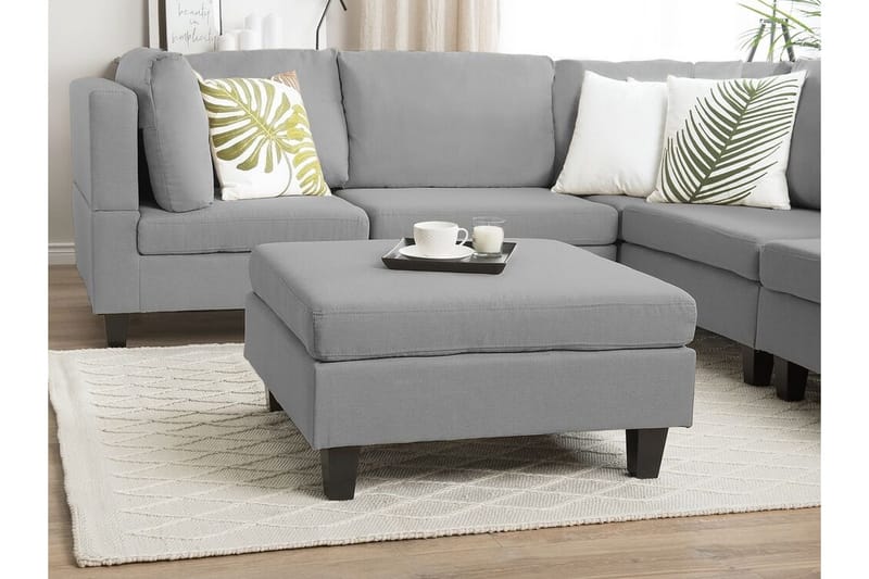 Jalkarahi Fevik 76x76 cm, Harmaa