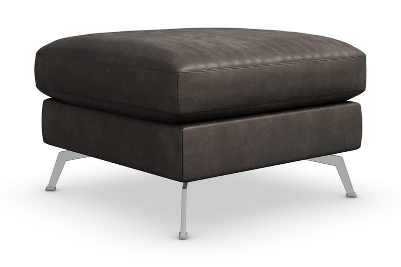 Jalkarahi Friday Lyx Keinonahka - Musta - Huonekalut - Tuoli & nojatuoli - Jakkara & jalkarahi - Rahi