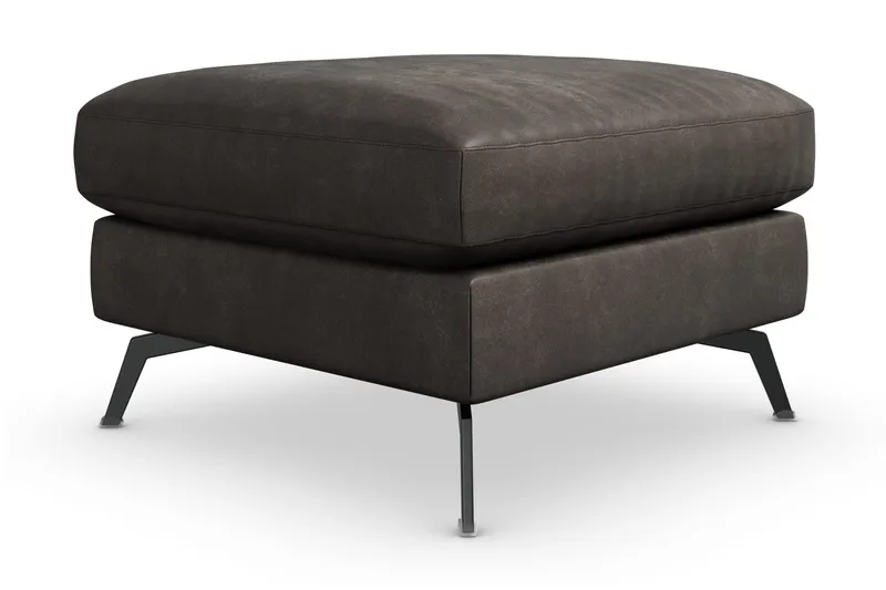 Jalkarahi Friday Lyx Keinonahka - Musta - Huonekalut - Tuoli & nojatuoli - Jakkara & jalkarahi - Rahi