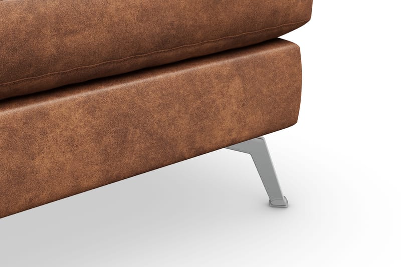 Jalkarahi Friday Lyx Keinonahka - Ruskea - Huonekalut - Tuoli & nojatuoli - Jakkara & jalkarahi - Rahi