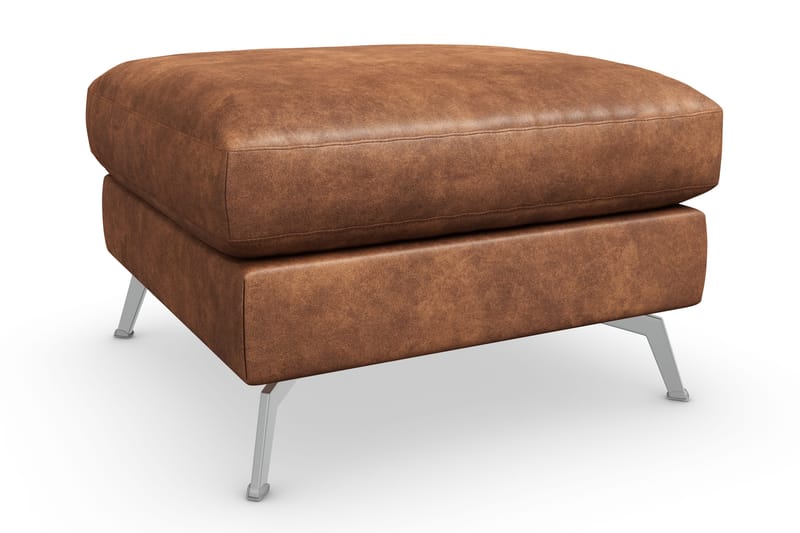 Jalkarahi Friday Lyx Keinonahka - Ruskea - Huonekalut - Tuoli & nojatuoli - Jakkara & jalkarahi - Rahi