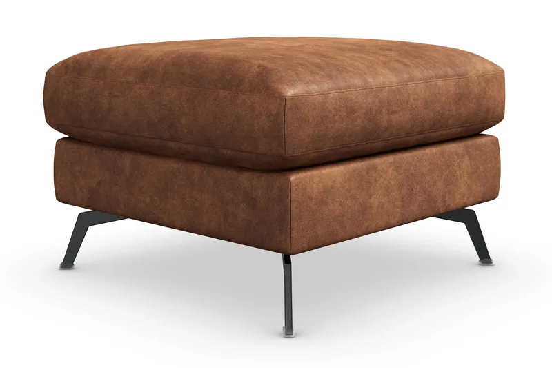 Jalkarahi Friday Lyx Keinonahka - Ruskea - Huonekalut - Tuoli & nojatuoli - Jakkara & jalkarahi - Rahi