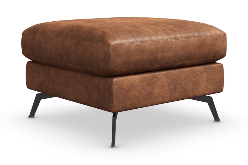 Jalkarahi Friday Lyx Keinonahka - Ruskea - Huonekalut - Tuoli & nojatuoli - Jakkara & jalkarahi - Rahi