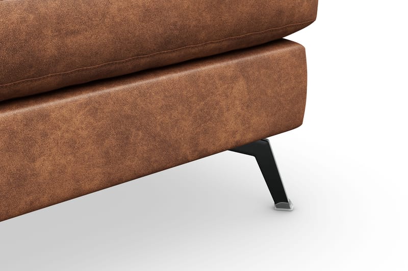 Jalkarahi Friday Lyx Keinonahka - Ruskea - Huonekalut - Tuoli & nojatuoli - Jakkara & jalkarahi - Rahi