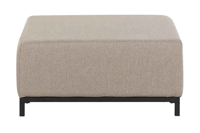 Jalkarahi Hughen - Beige / Musta - Huonekalut - Tuoli & nojatuoli - Jakkara & jalkarahi - Rahi