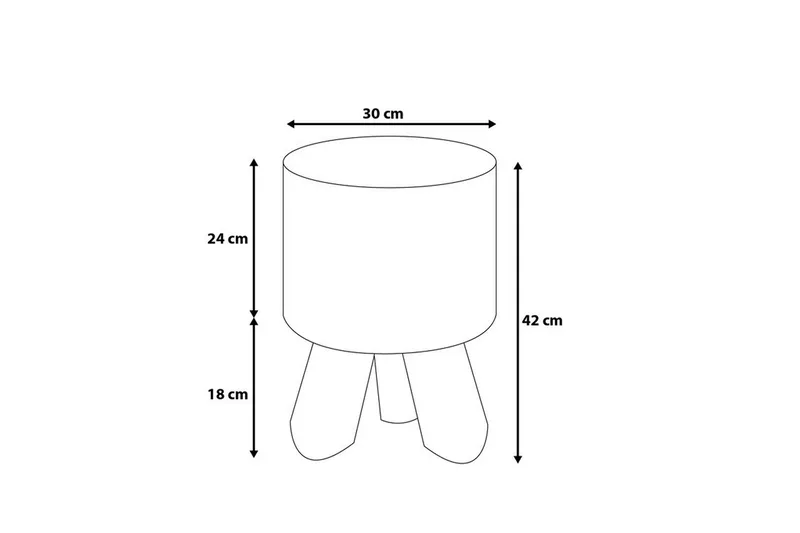 Jalkarahi Kent 50 cm - Huonekalut - Tuoli & nojatuoli - Jakkara & jalkarahi - Rahi