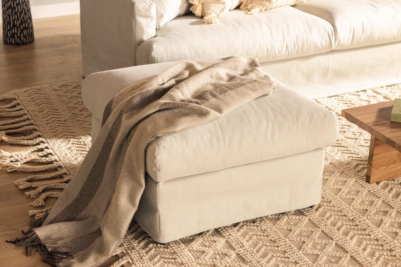 Jalkarahi Menard - Beige - Huonekalut - Tuoli & nojatuoli - Jakkara & jalkarahi - Rahi