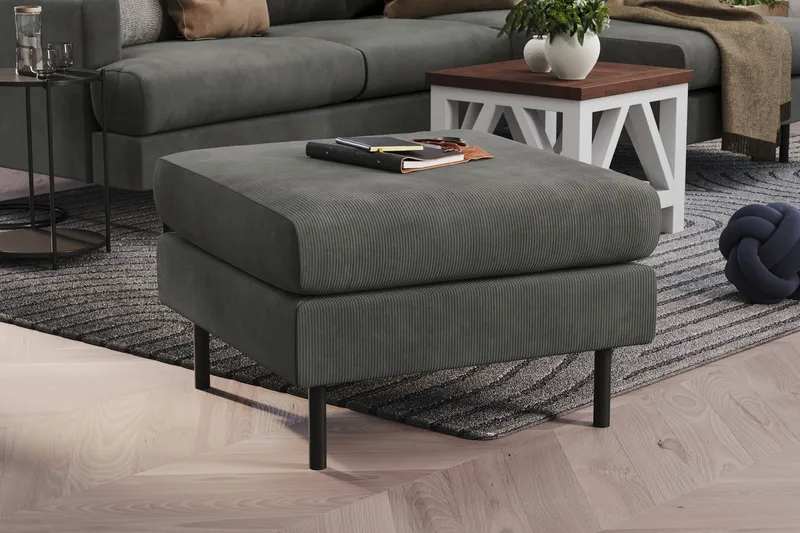 Jalkarahi Menard  Compact 68 cm - Harmaa - Huonekalut - Tuoli & nojatuoli - Jakkara & jalkarahi - Rahi