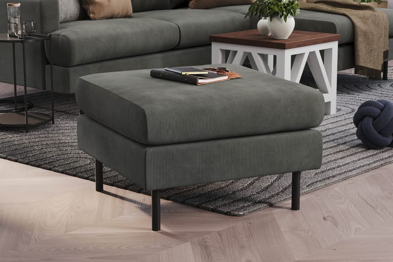 Jalkarahi Menard  Compact 68 cm - Harmaa - Huonekalut - Tuoli & nojatuoli - Jakkara & jalkarahi - Rahi