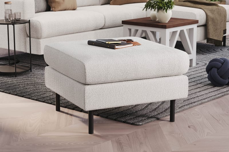 Jalkarahi Menard  Compact 68 cm - Valkoinen - Huonekalut - Tuoli & nojatuoli - Jakkara & jalkarahi - Rahi