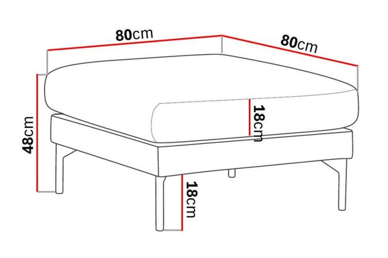 Jalkarahi Menard - Valkoinen Bouclé - Huonekalut - Tuoli & nojatuoli - Jakkara & jalkarahi - Rahi