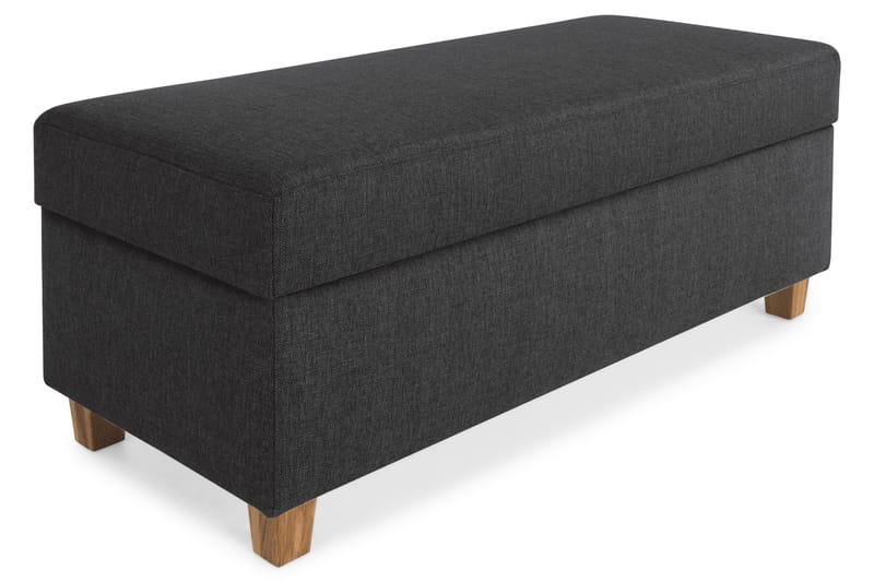 Jalkarahi Nevada säilytyksellä 120x50 - Antrasiitti - Huonekalut - Tuoli & nojatuoli - Jakkara & jalkarahi - Rahi