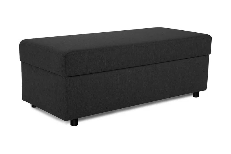 Jalkarahi Nevada säilytyksellä 120x50 - Antrasiitti - Huonekalut - Tuoli & nojatuoli - Jakkara & jalkarahi - Rahi