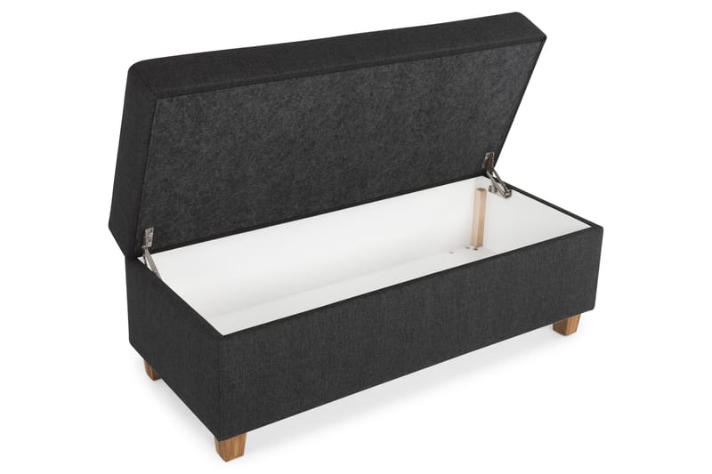 Jalkarahi Nevada säilytyksellä 120x50 - Antrasiitti - Huonekalut - Tuoli & nojatuoli - Jakkara & jalkarahi - Rahi