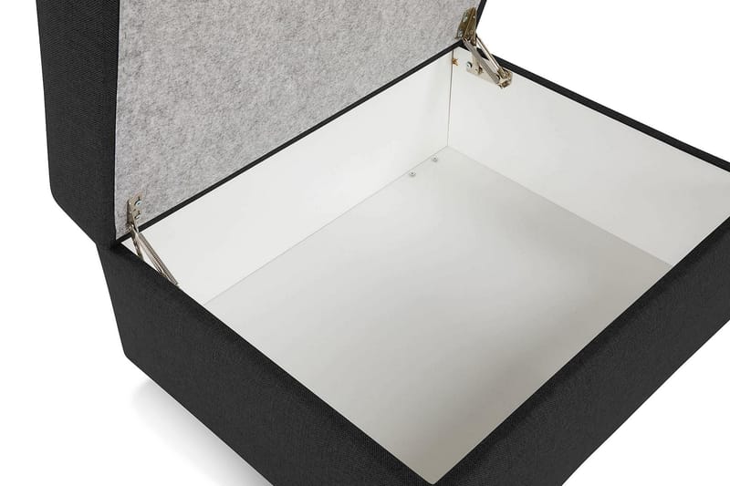 Jalkarahi Nevada säilytyksellä 120x50 - Antrasiitti - Huonekalut - Tuoli & nojatuoli - Jakkara & jalkarahi - Rahi