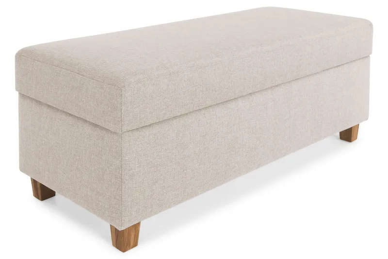 Jalkarahi Nevada säilytyksellä 120x50 - Beige - Huonekalut - Tuoli & nojatuoli - Jakkara & jalkarahi - Rahi