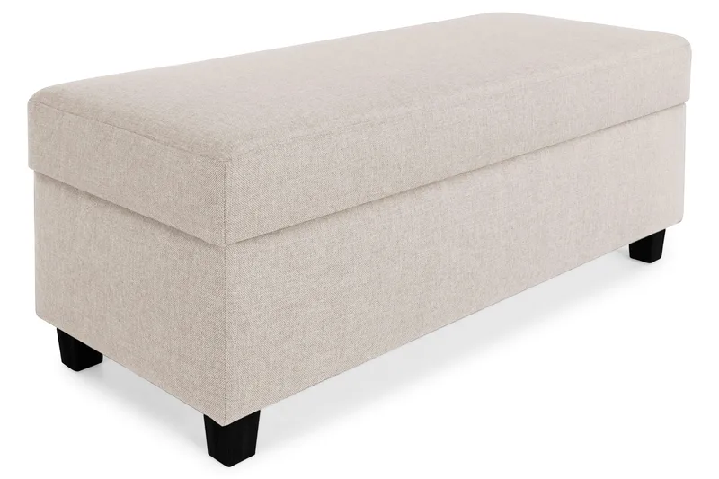 Jalkarahi Nevada säilytyksellä 120x50 - Beige - Huonekalut - Tuoli & nojatuoli - Jakkara & jalkarahi - Rahi