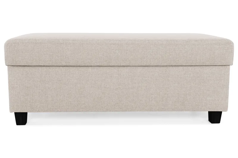 Jalkarahi Nevada säilytyksellä 120x50 - Beige - Huonekalut - Tuoli & nojatuoli - Jakkara & jalkarahi - Rahi