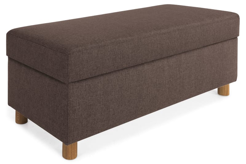 Jalkarahi Nevada säilytyksellä 120x50 - Ruskea - Huonekalut - Tuoli & nojatuoli - Jakkara & jalkarahi - Rahi