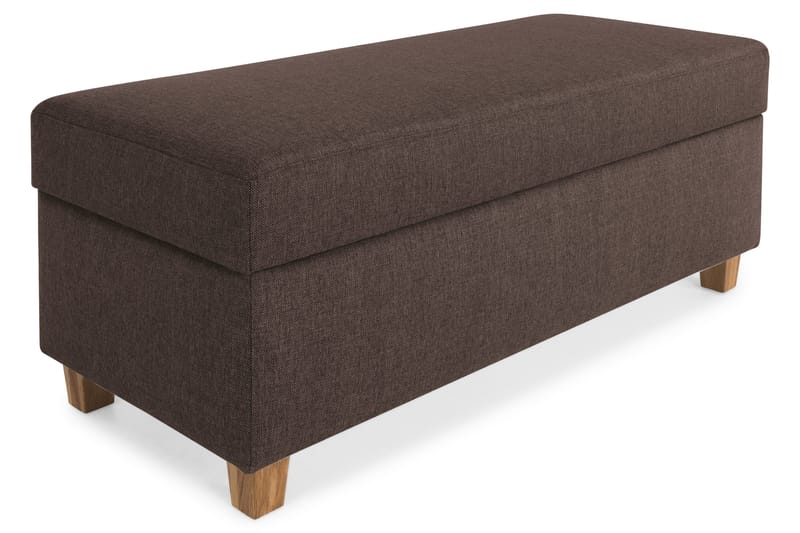 Jalkarahi Nevada säilytyksellä 120x50 - Ruskea - Huonekalut - Tuoli & nojatuoli - Jakkara & jalkarahi - Rahi