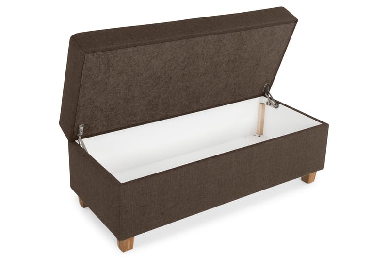 Jalkarahi Nevada säilytyksellä 120x50 - Ruskea - Huonekalut - Tuoli & nojatuoli - Jakkara & jalkarahi - Rahi