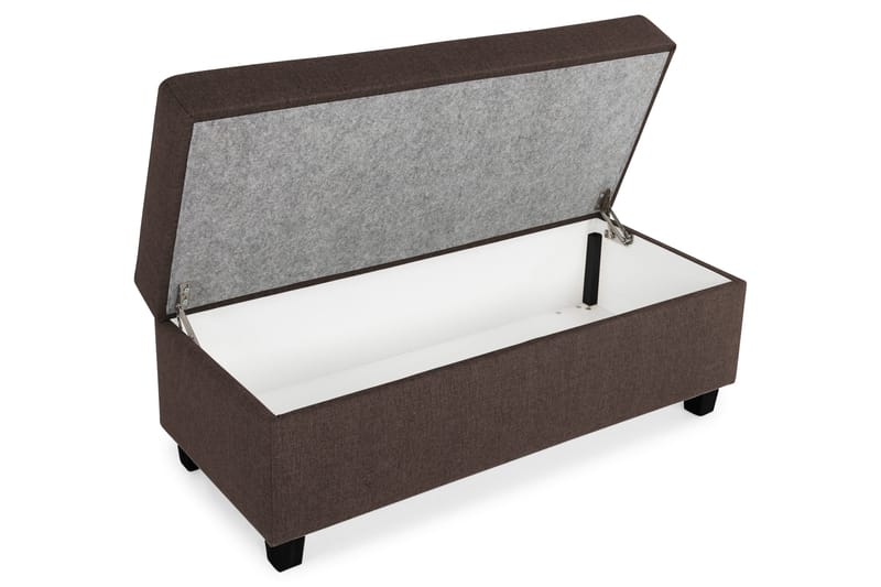 Jalkarahi Nevada säilytyksellä 120x50 - Ruskea - Huonekalut - Tuoli & nojatuoli - Jakkara & jalkarahi - Rahi