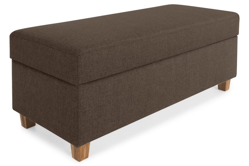 Jalkarahi Nevada säilytyksellä 120x50 - Ruskea - Huonekalut - Tuoli & nojatuoli - Jakkara & jalkarahi - Rahi