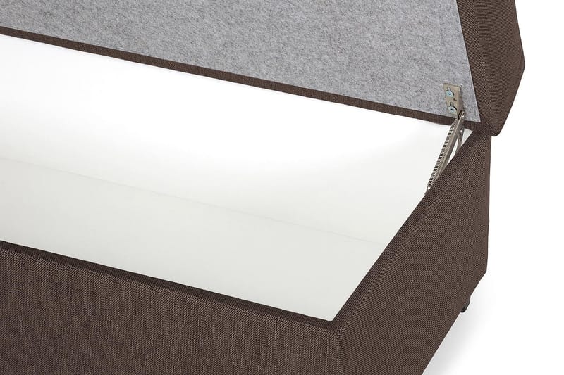 Jalkarahi Nevada säilytyksellä 120x50 - Ruskea - Huonekalut - Tuoli & nojatuoli - Jakkara & jalkarahi - Rahi