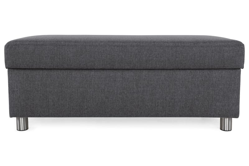 Jalkarahi Nevada säilytyksellä 120x50 - Tummanharmaa - Huonekalut - Tuoli & nojatuoli - Jakkara & jalkarahi - Rahi