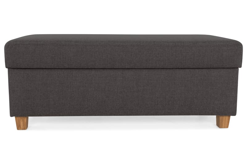 Jalkarahi Nevada säilytyksellä 120x50 - Tummanharmaa - Huonekalut - Tuoli & nojatuoli - Jakkara & jalkarahi - Rahi