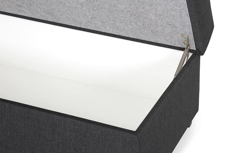 Jalkarahi Nevada säilytyksellä 120x50 - Tummanharmaa - Huonekalut - Tuoli & nojatuoli - Jakkara & jalkarahi - Rahi