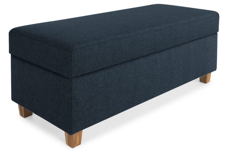 Jalkarahi Nevada säilytyksellä 120x50 - Tummansininen - Huonekalut - Tuoli & nojatuoli - Jakkara & jalkarahi - Rahi