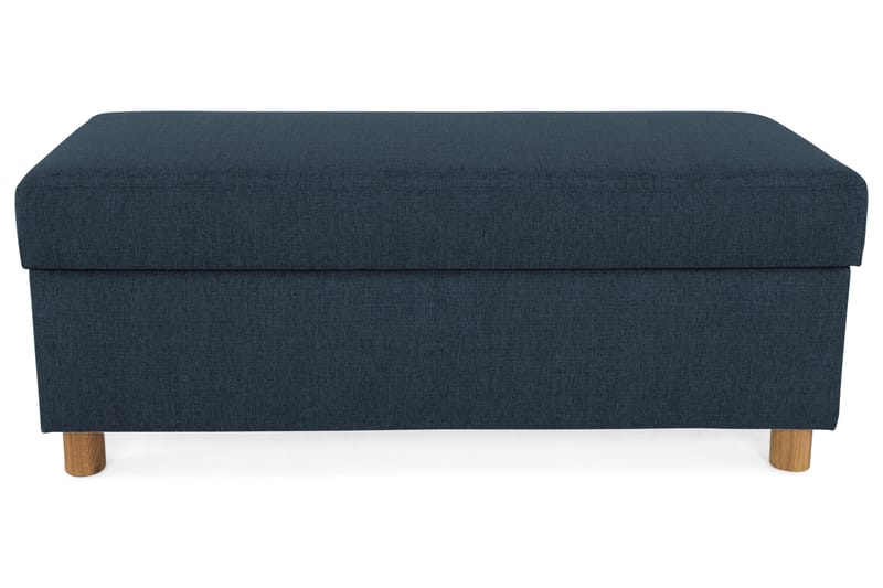 Jalkarahi Nevada säilytyksellä 120x50 - Tummansininen - Huonekalut - Tuoli & nojatuoli - Jakkara & jalkarahi - Rahi