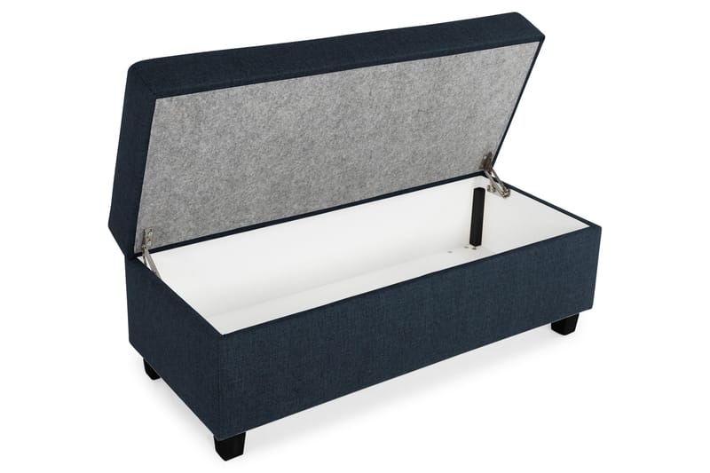 Jalkarahi Nevada säilytyksellä 120x50 - Tummansininen - Huonekalut - Tuoli & nojatuoli - Jakkara & jalkarahi - Rahi