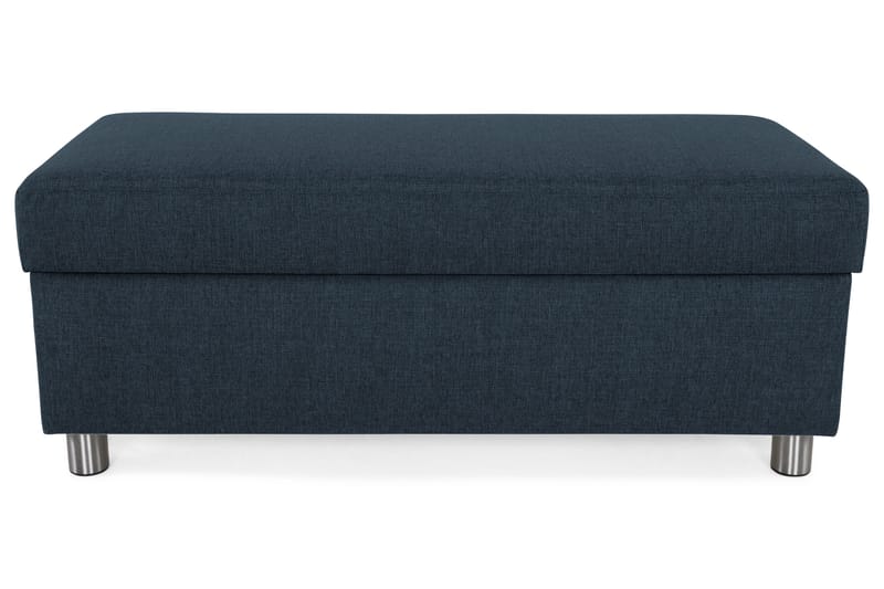 Jalkarahi Nevada säilytyksellä 120x50 - Tummansininen - Huonekalut - Tuoli & nojatuoli - Jakkara & jalkarahi - Rahi