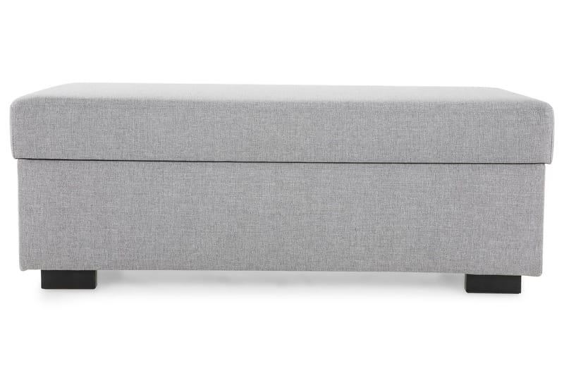 Jalkarahi Nevada säilytyksellä 120x50 - Vaaleanharmaa - Huonekalut - Tuoli & nojatuoli - Jakkara & jalkarahi - Rahi