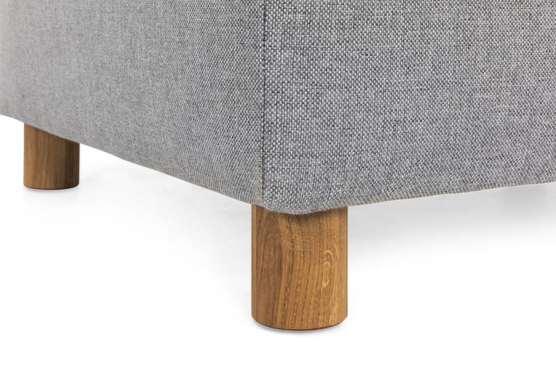 Jalkarahi Nevada säilytyksellä 120x50 - Vaaleanharmaa - Huonekalut - Tuoli & nojatuoli - Jakkara & jalkarahi - Rahi