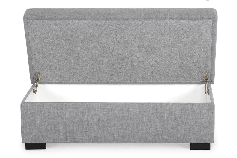 Jalkarahi Nevada säilytyksellä 120x50 - Vaaleanharmaa - Huonekalut - Tuoli & nojatuoli - Jakkara & jalkarahi - Rahi