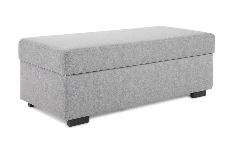 Jalkarahi Nevada säilytyksellä 120x50 - Vaaleanharmaa - Huonekalut - Tuoli & nojatuoli - Jakkara & jalkarahi - Rahi