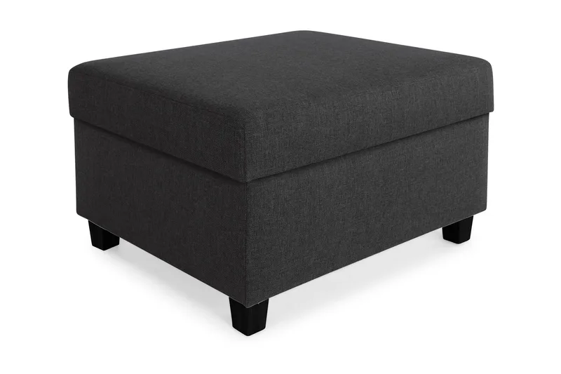 Jalkarahi Nevada säilytyksellä 80x65 - Antrasiitti - Huonekalut - Tuoli & nojatuoli - Jakkara & jalkarahi - Rahi