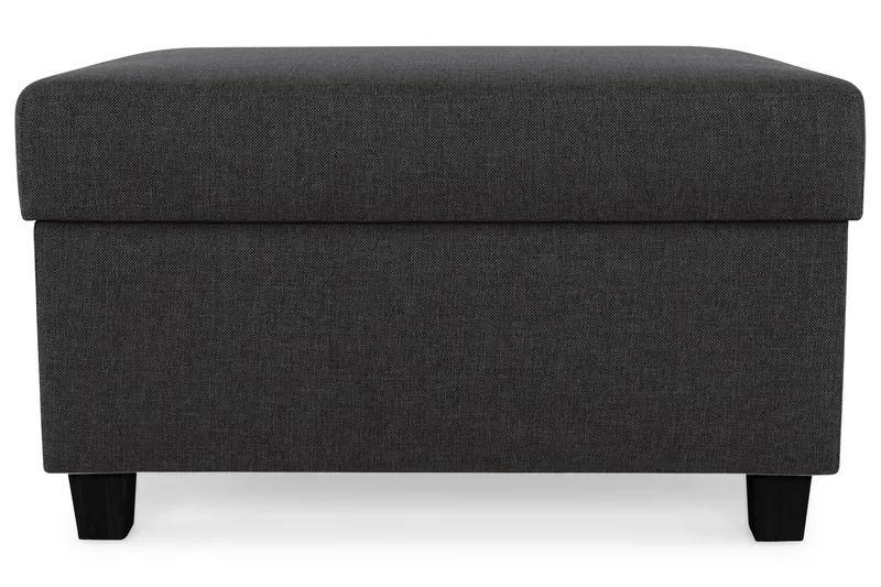 Jalkarahi Nevada säilytyksellä 80x65 - Antrasiitti - Huonekalut - Tuoli & nojatuoli - Jakkara & jalkarahi - Rahi