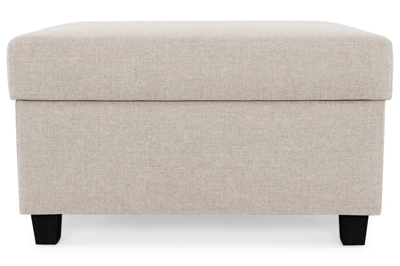 Jalkarahi Nevada säilytyksellä 80x65 - Beige - Huonekalut - Tuoli & nojatuoli - Jakkara & jalkarahi - Rahi