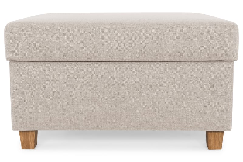 Jalkarahi Nevada säilytyksellä 80x65 - Beige - Huonekalut - Tuoli & nojatuoli - Jakkara & jalkarahi - Rahi