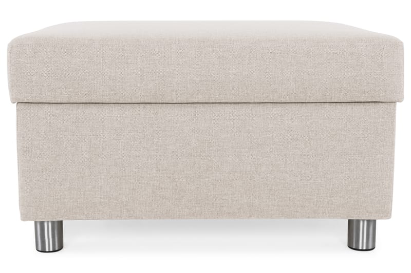 Jalkarahi Nevada säilytyksellä 80x65 - Beige - Huonekalut - Tuoli & nojatuoli - Jakkara & jalkarahi - Rahi