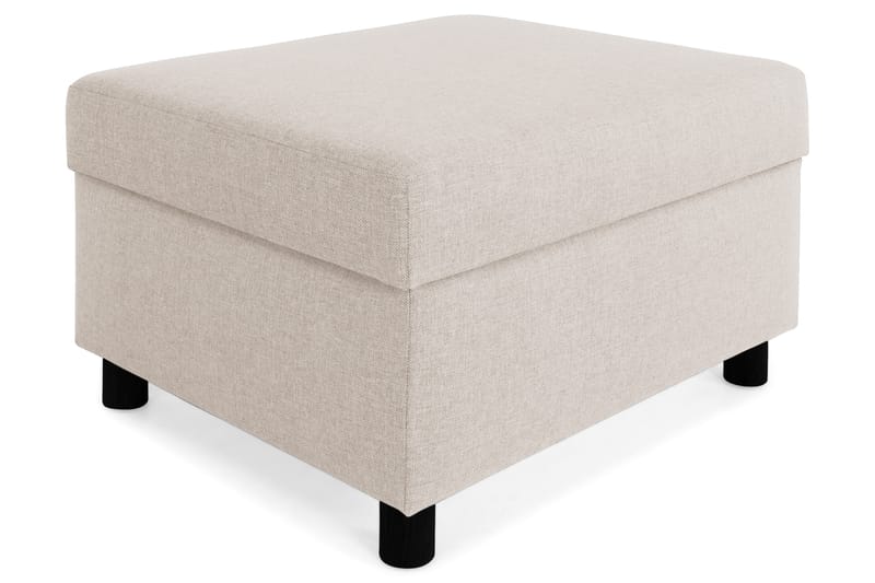 Jalkarahi Nevada säilytyksellä 80x65 - Beige - Huonekalut - Tuoli & nojatuoli - Jakkara & jalkarahi - Rahi