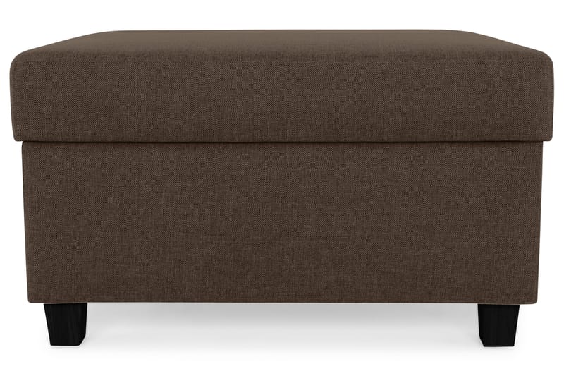 Jalkarahi Nevada säilytyksellä 80x65 - Ruskea - Huonekalut - Tuoli & nojatuoli - Jakkara & jalkarahi - Rahi