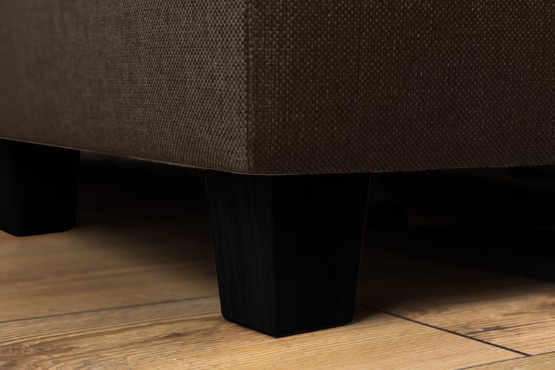 Jalkarahi Nevada säilytyksellä 80x65 - Ruskea - Huonekalut - Tuoli & nojatuoli - Jakkara & jalkarahi - Rahi